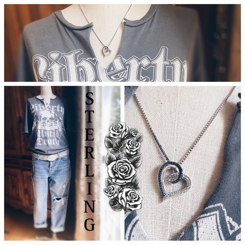 Necklace Diamond and Safire